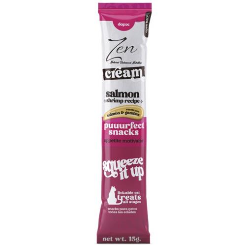 ZEN CREAM SALMON & GAMBAS 4x15g