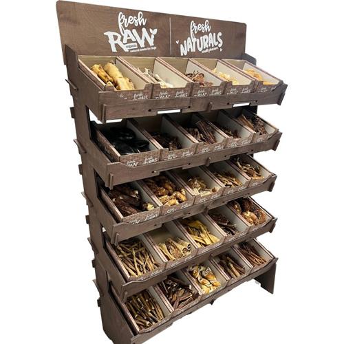 EXPOSITOR WOODEN FRESH RAW