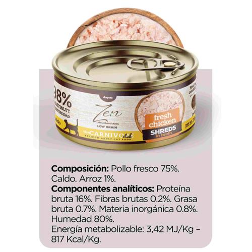 ZEN POLLO FRESCO GUISO 70gr CT