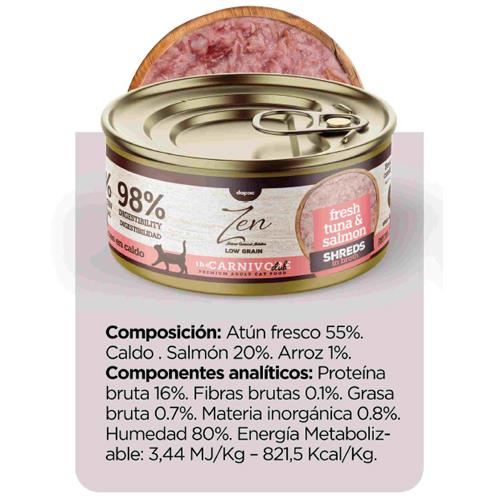ZEN ATUN & SALMON GUISO 70g CT