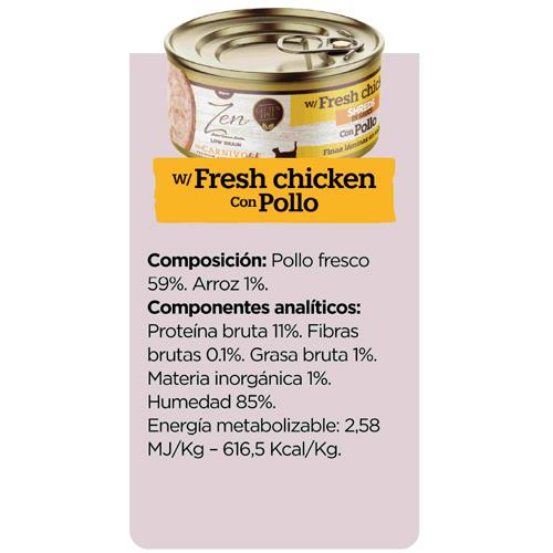 ZEN POLLO FRESCO SALSA 70gr CT