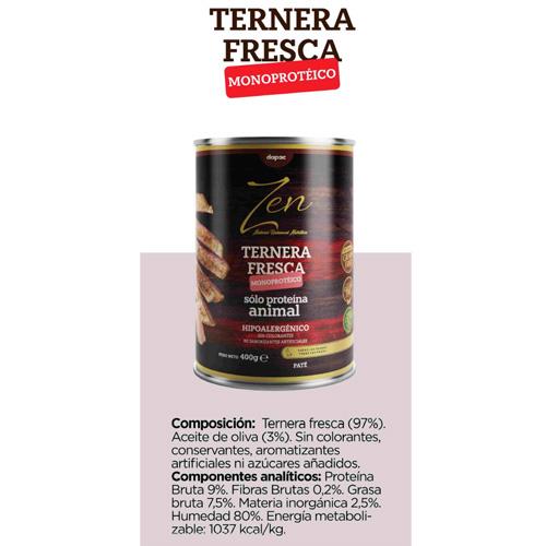 ZEN PATE MONOPRO TERNERA 400g DG