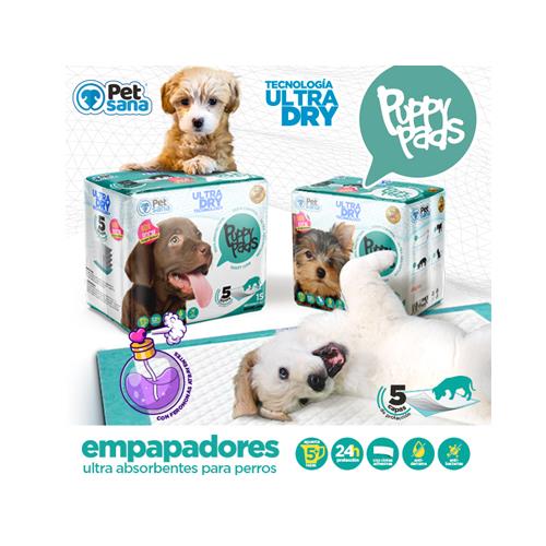 EMPAPADORES PUPPY PADS 60x90 15u