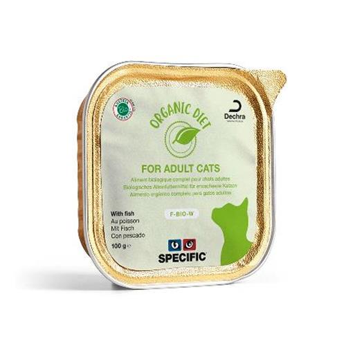F-BIO-W ORGANIC FISH 100g CAT