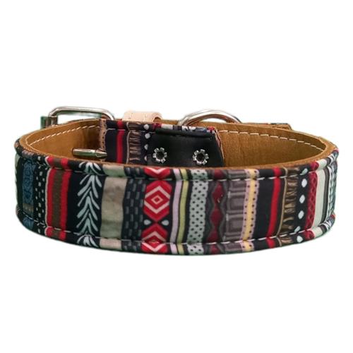 COLLAR PIEL AZTECA 28cm MB