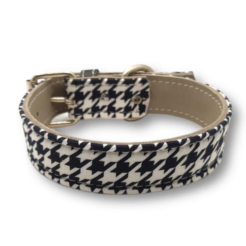 COLLAR PIEL VICHY BL&NG 28cm MB
