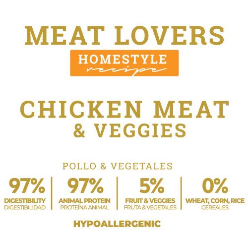 ZEN POUCH MEAT LOVERS POLLO 100g