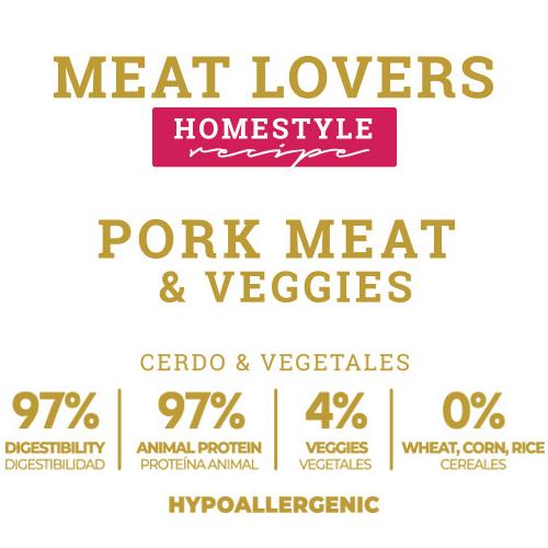 ZEN POUCH MEAT LOVERS CERDO 100g