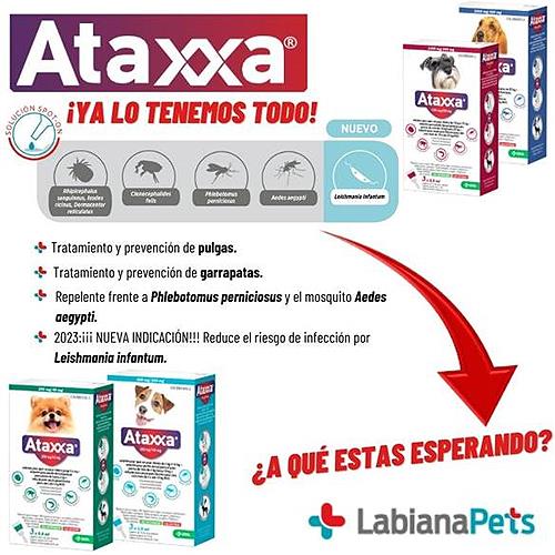 ATAXXA PERROS 4-10kg 3pip