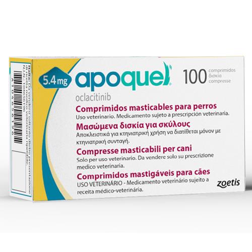 [PF4389] APOQUEL MASTICABLE 5,4mg 100cp
