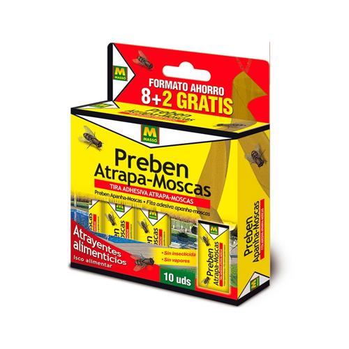 PREBEN TIRAS ATRAPA-MOSCAS 10UD