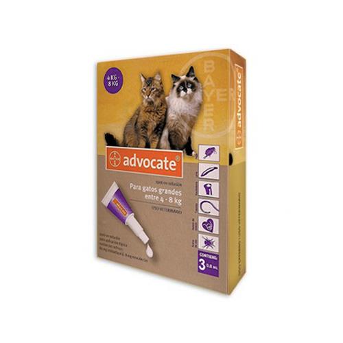 [01400671] ADVOCATE GATOS 4-8kg 3pip 0,8ml