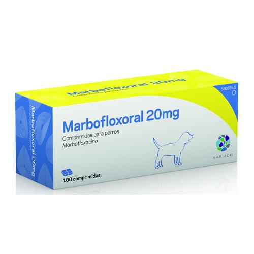 [100476] MARBOFLOXORAL 20mg 100cp PERROS