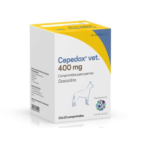 [100876] CEPEDOX VET. 400mg 100cp