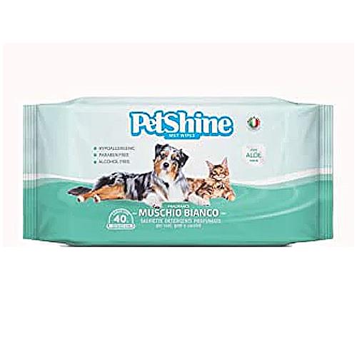 [11-04225] TOALLITAS PETSHINE MUSGO BL 40u