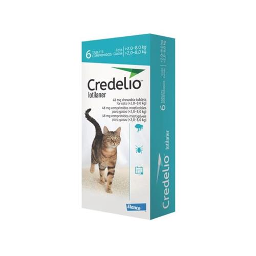 CREDELIO GATO 48mg 2-8kg 6cp