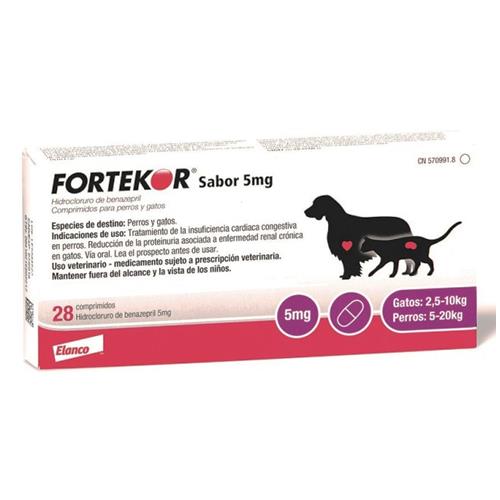 FORTEKOR SABOR 5mg 28cp