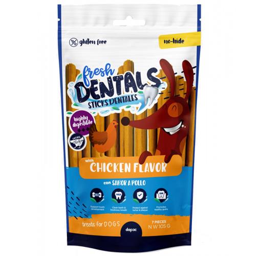 [DP-FD05] DENTALS STICKS FRESH S POLLO 7ud