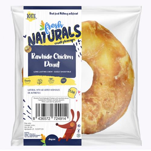 [DP-FN18] FRESH NAT. RAWHIDE CHICKEN DONUT