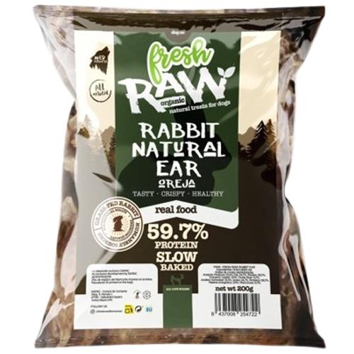 [DP-FR46] FRESH RAW OREJA CONEJO BOLSA 20U