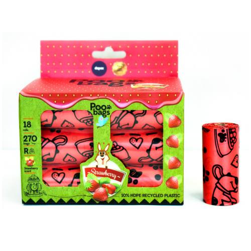[DP723009] BOLSAS HIGIE. POO PACK 18 FRESA