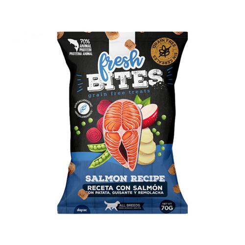 [DP723931] SNACK FRESH BITES SALMON G.F 70g