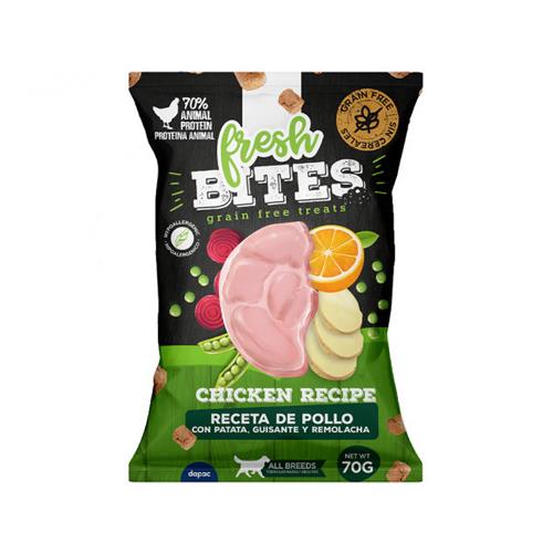 [DP723948] SNACK FRESH BITES POLLO G.F 70g