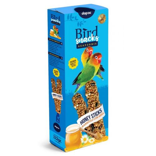 [DP745903] BARRITAS AGAPORNI MIEL SHAMBI 2u